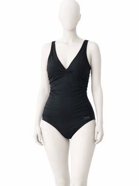 TYR One Piece Swimsuit Black Size Medium